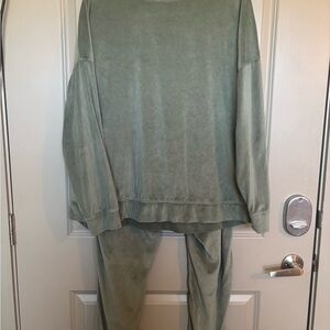 Women's Green Pajama Set